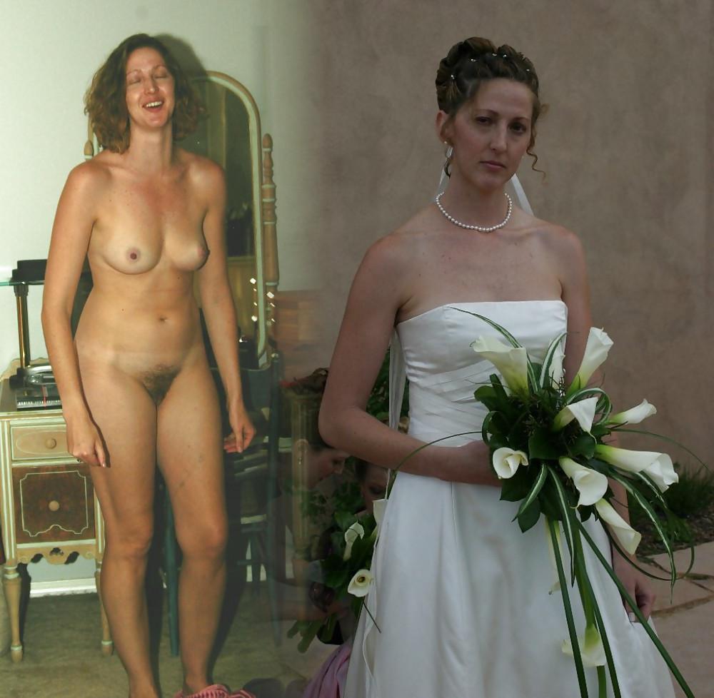 25P Real Amateur Brides - Dressed & Undressed 7