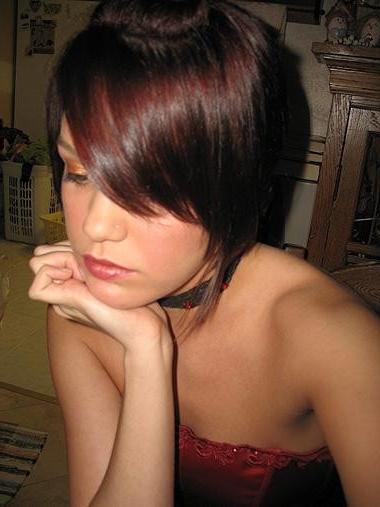 15P Alluring Spanish teen posing sexy
