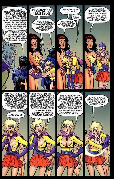 12P Alluring Wonderwoman gets captured and bursts orgasm