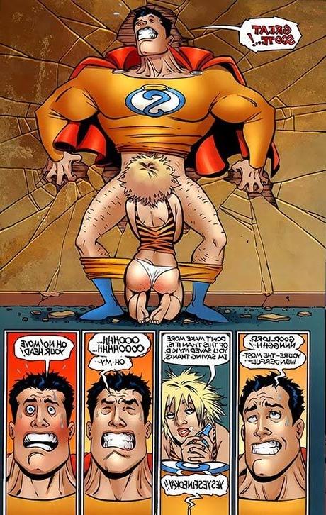 12P Alluring Wonderwoman gets captured and bursts orgasm