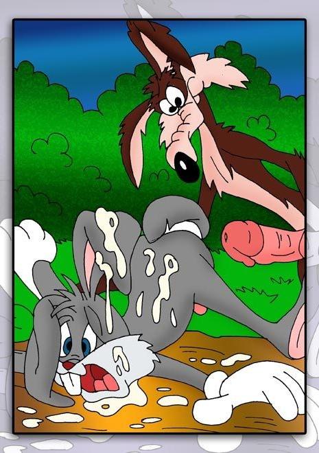 12P Alluring Lola slams Daffy Duck and gets a cum