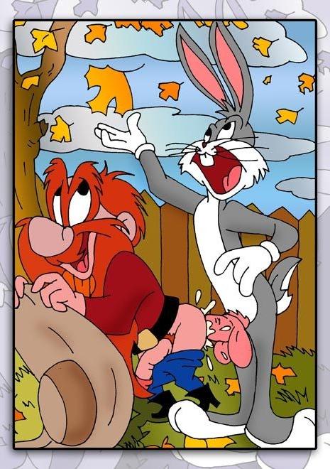 12P Alluring Lola slams Daffy Duck and gets a cum