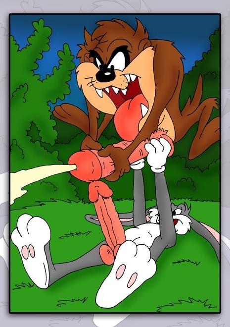 12P Alluring Lola slams Daffy Duck and gets a cum
