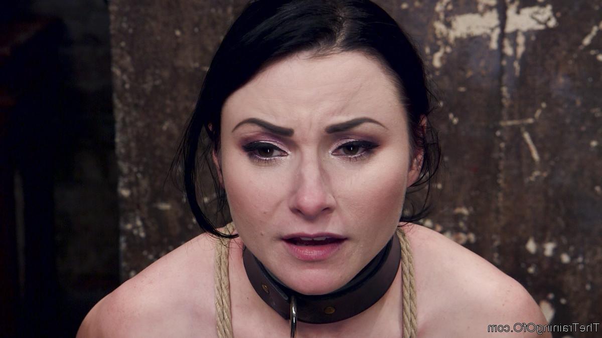 20P Slave trainee Veruca James learns to manage all the fuck holes at the hands of S