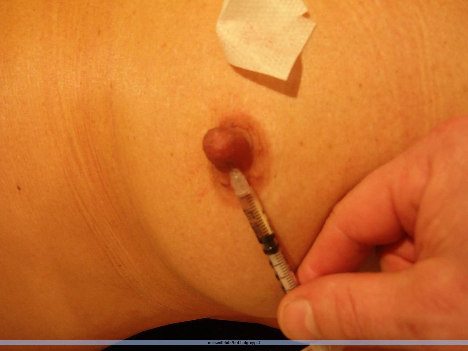 16P Extreme play piercing pain and saline injection torments for the german amateur 