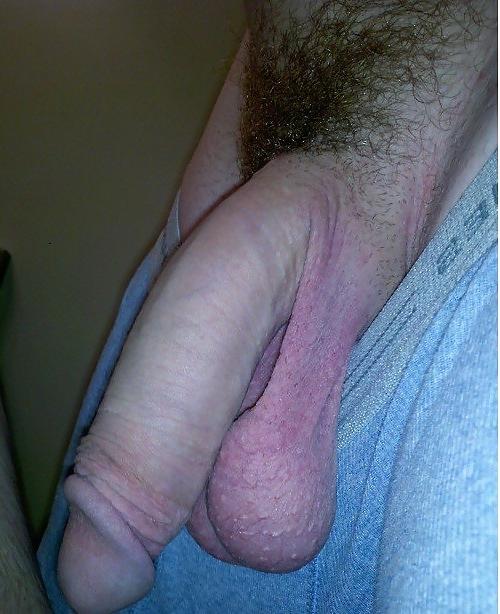16P Real amateur shows off his huge white dick