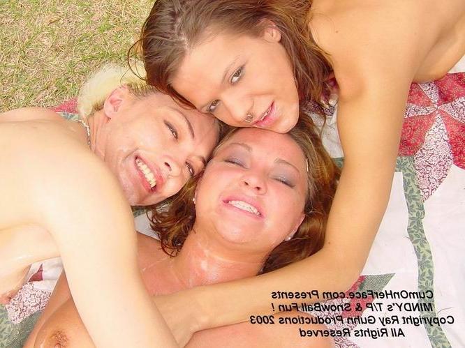 16P Outdoor gangbang sex and facial