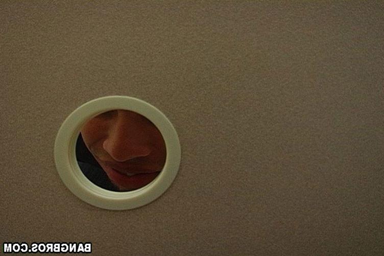 17P Amateur teen babe giving nice handjobs at two glory holes