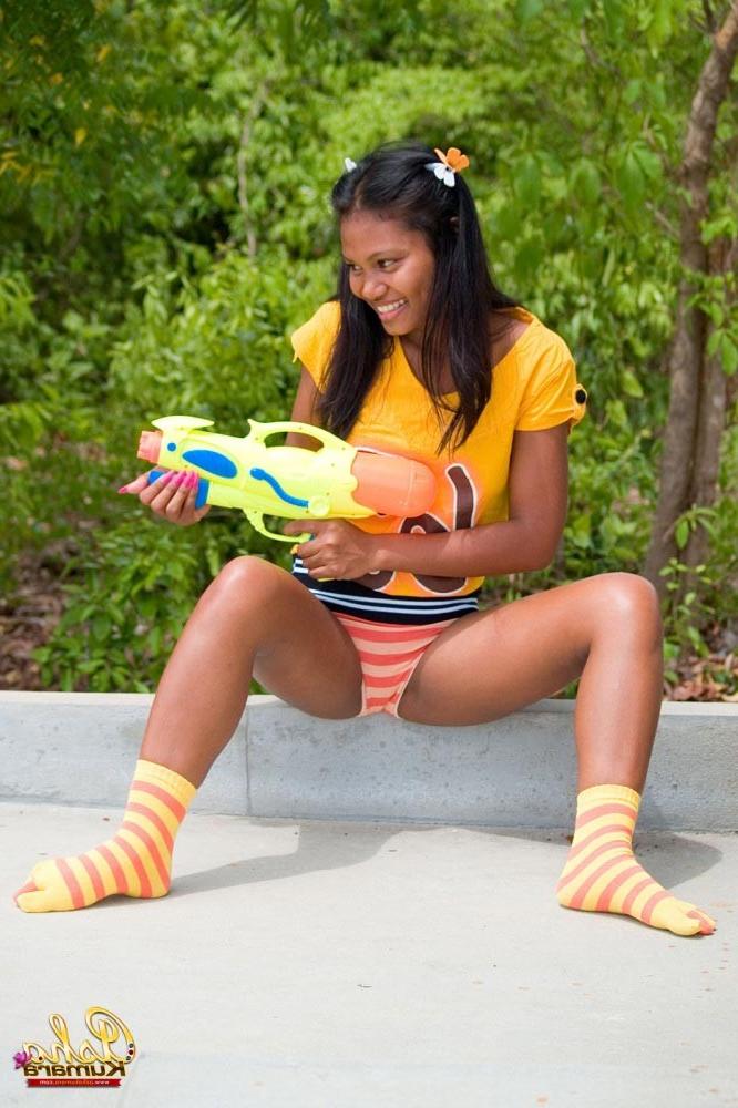 16P Indian teen outdoors
