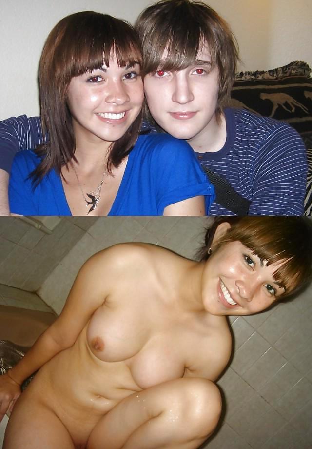 25P Young Amateur Girlfriends - Dressed Undressed 2