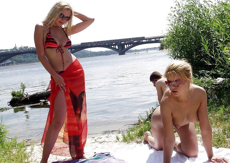 17P The Beauty of Amateur Nudist Teens Tits