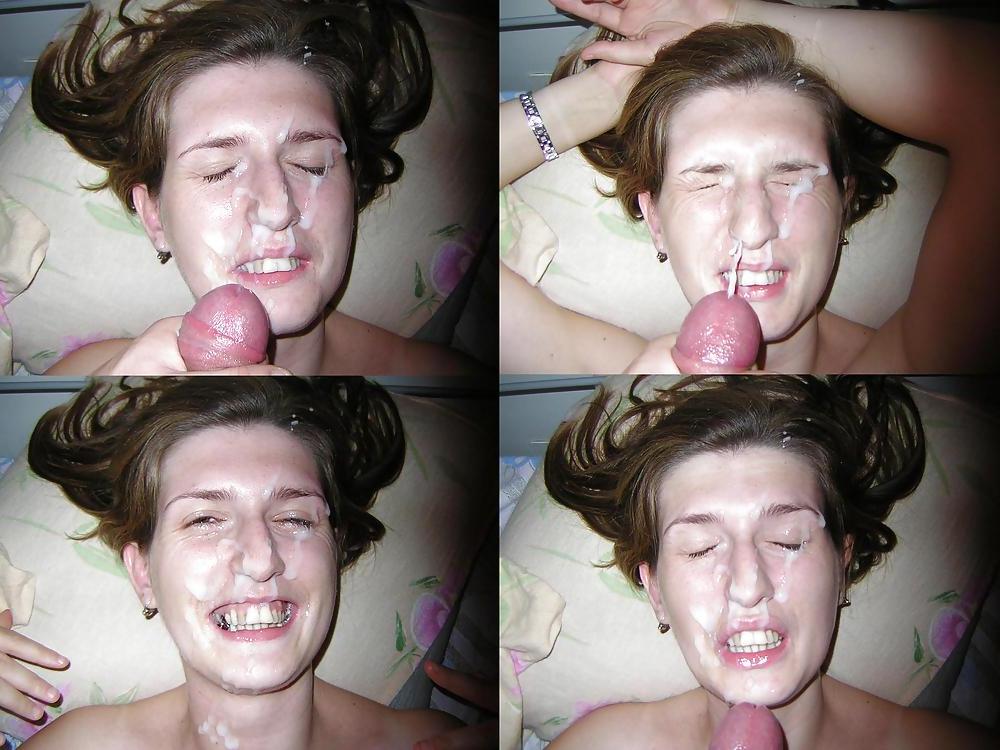 17P French amateur shave pussy and facial cumshot