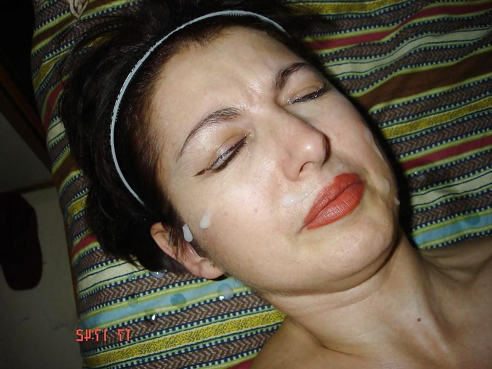 20P Mature amateur facials