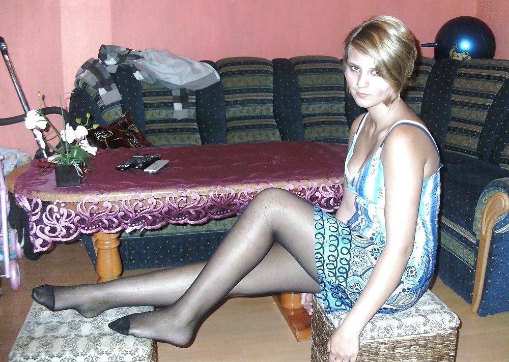 25P Amateur Girls Nylon Feet 15