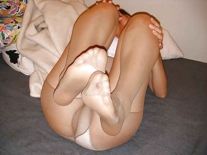 25P Amateur Girls Nylon Feet 15