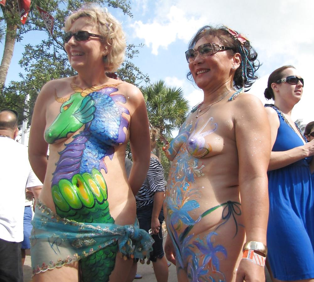 24P Amateur matures out and about with their tits hanging out 11