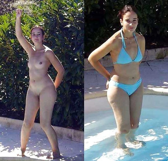 25P Real Amateur Housewives - Swimsuit Then Naked 6