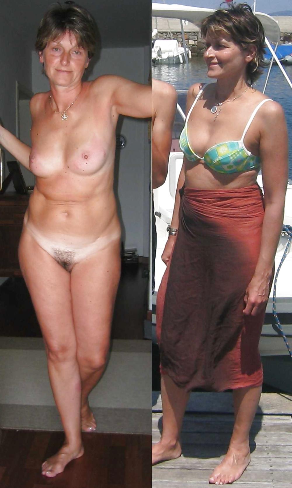 25P Real Amateur Housewives - Swimsuit Then Naked 6