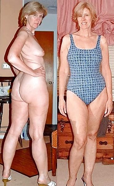 25P Real Amateur Housewives - Swimsuit Then Naked 6