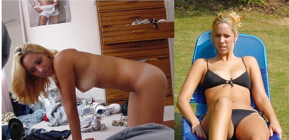 25P Real Amateur Housewives - Swimsuit Then Naked 6