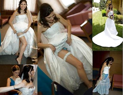 25P Real Amateur Brides Dressed Undressed 13
