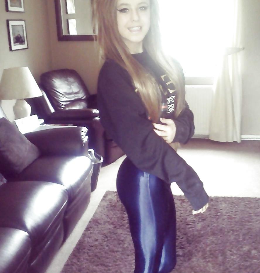 25P Amateur teens - Leggings