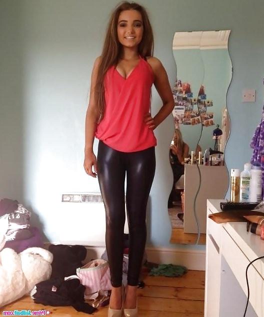 25P Amateur teens - Leggings