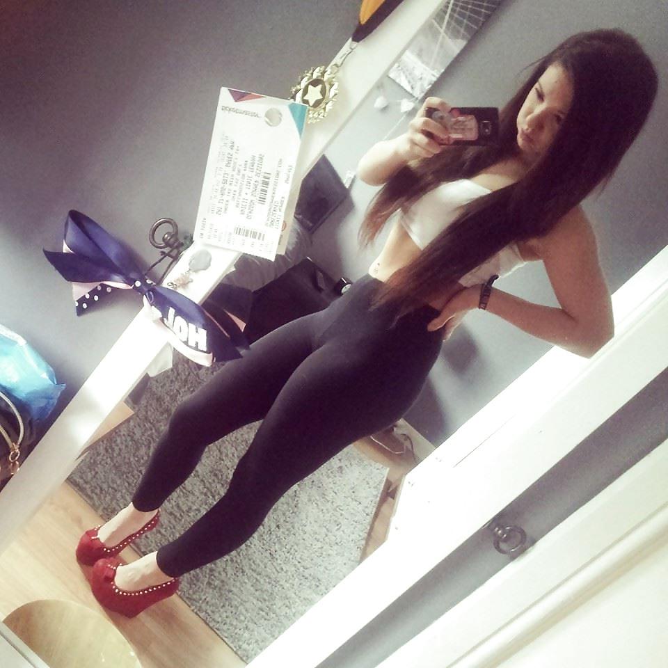 25P Amateur teens - Leggings