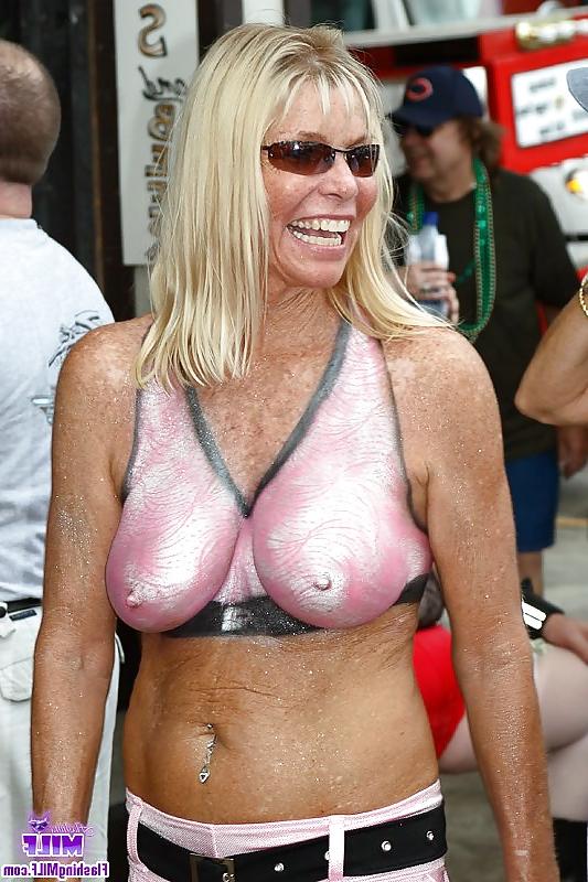 25P Amateur mature out and about with their tits hanging out 12 