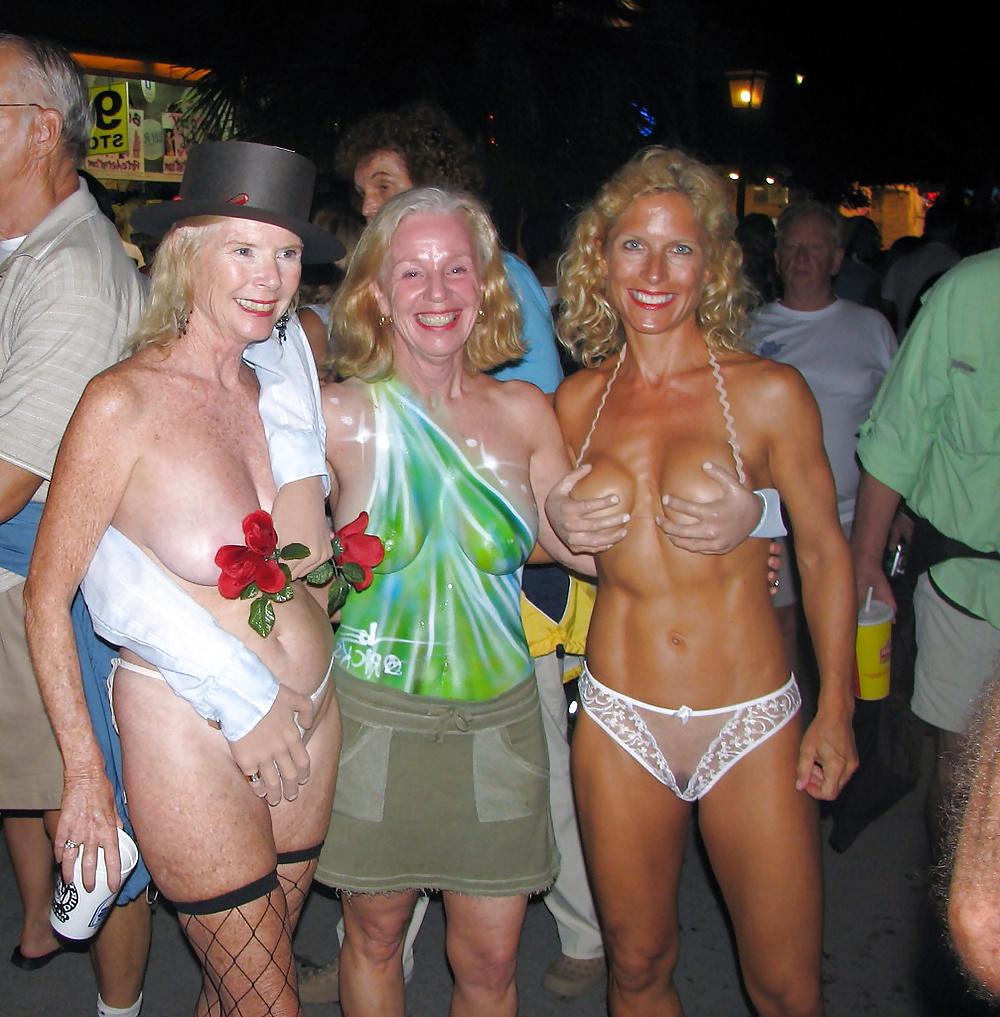 25P Amateur mature out and about with their tits hanging out 12 