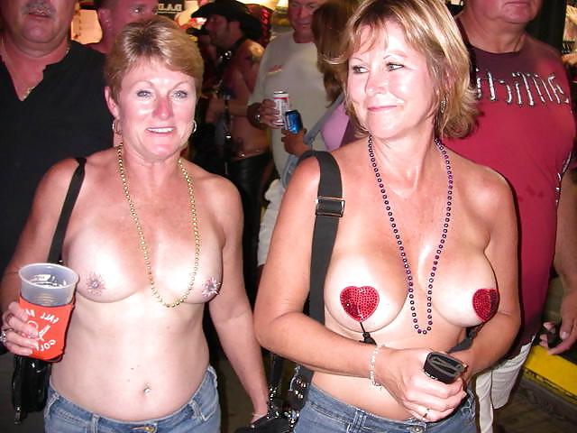 25P Amateur mature out and about with their tits hanging out 12 