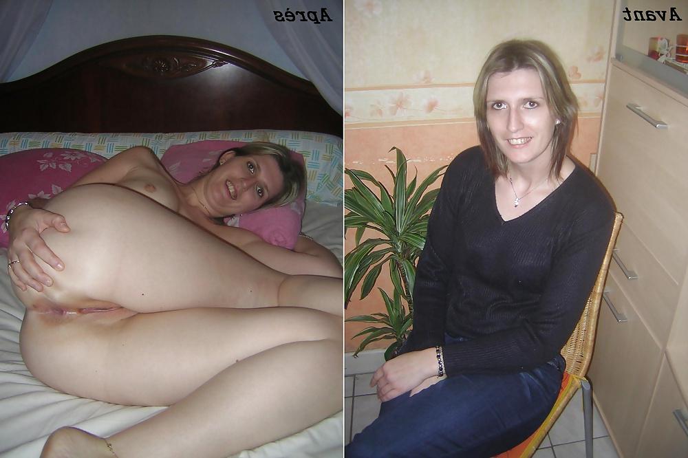 14P Aline french amateur dressed - undressed 4