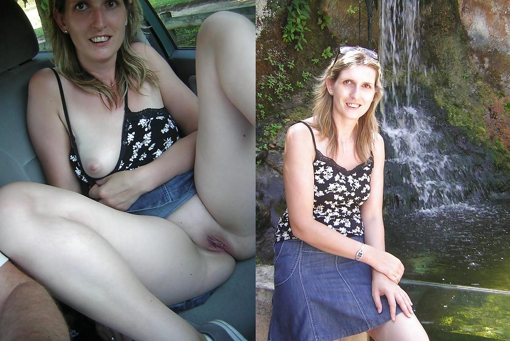 14P Aline french amateur dressed - undressed 4