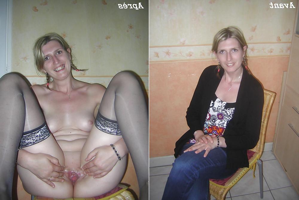14P Aline french amateur dressed - undressed 4