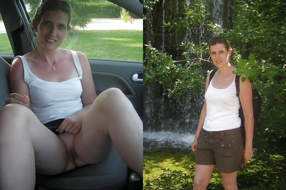 14P Aline french amateur dressed - undressed 4