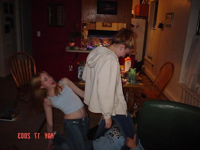 25P Amateur student threesome