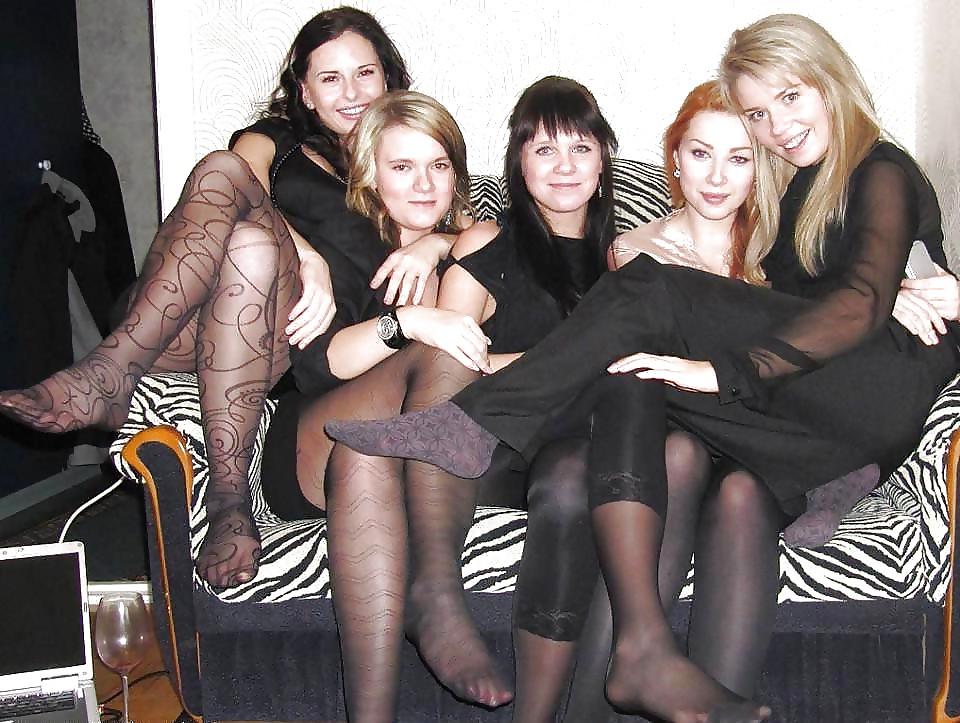 25P Amateur Girls Nylon Feet 8