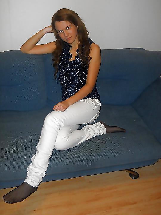 23P Amateur Girls Nylon Feet 6