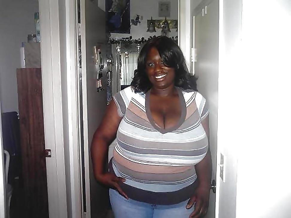 25P Huge Black Amateur Tits