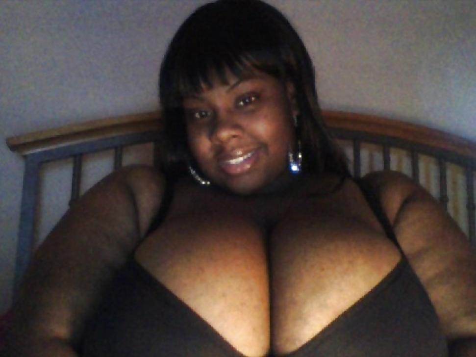 25P Huge Black Amateur Tits