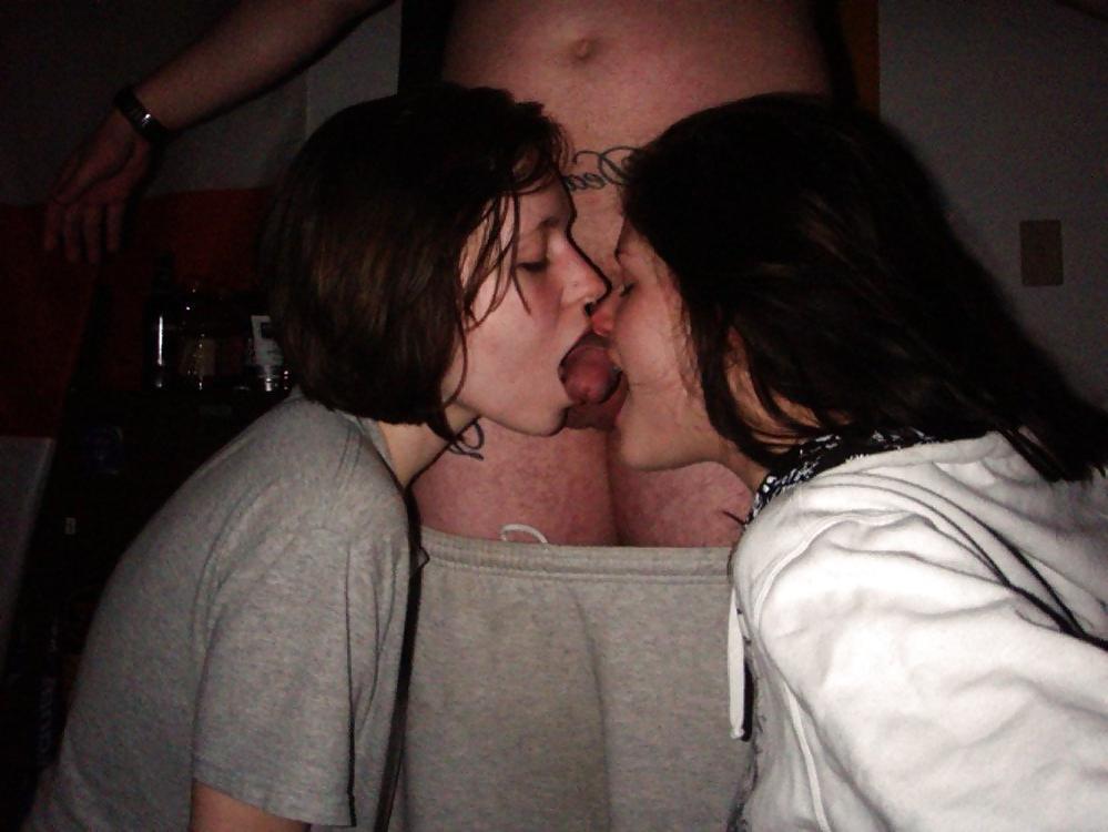 25P Amateur group blowjobs 2
