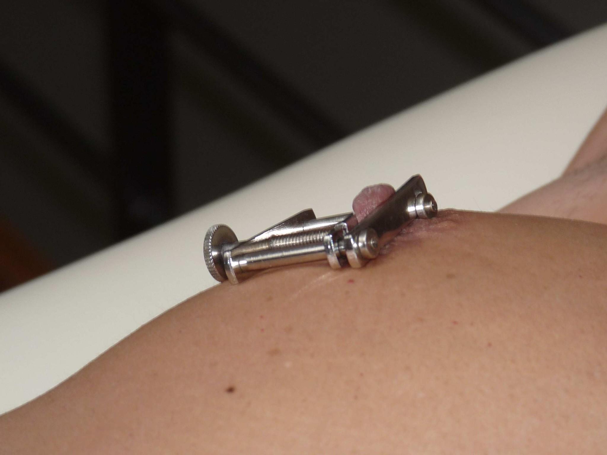 16P Extreme amateur needle pain and nipple piercing tortures of european painslut pu