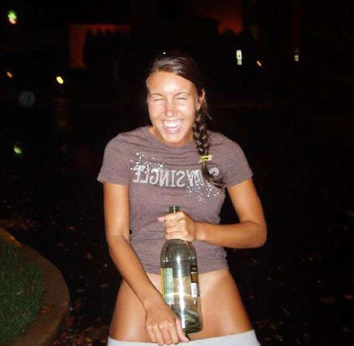 15P Really drunk amateur girlfriends going wild