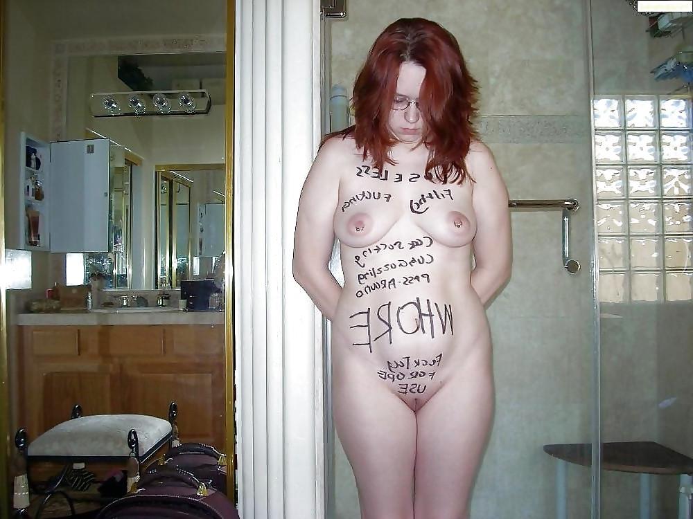 25P Amateur NOTEPAD Bodywriting Sluts Slaves