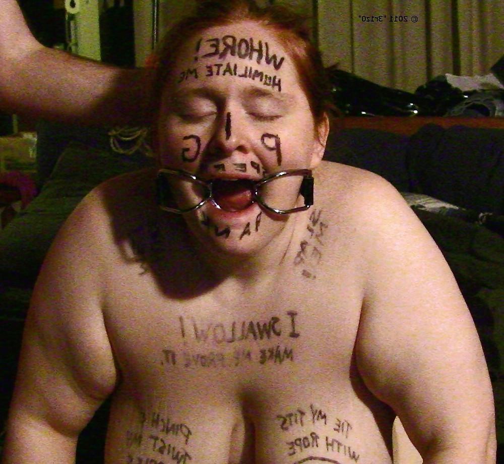 25P Amateur NOTEPAD Bodywriting Sluts Slaves