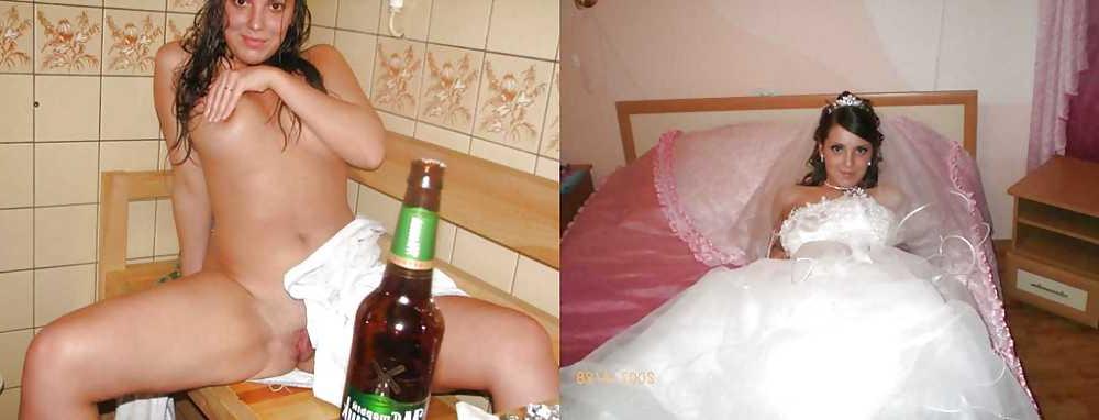 24P Real Amateur Brides - Dressed Undressed 11