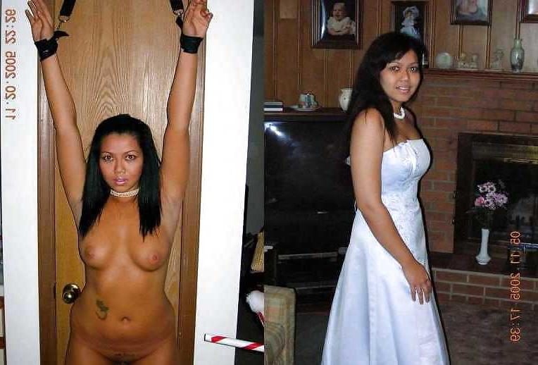 24P Real Amateur Brides - Dressed Undressed 11