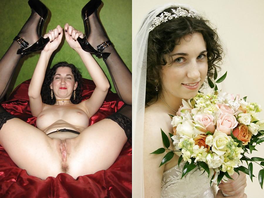 24P Real Amateur Brides - Dressed Undressed 11