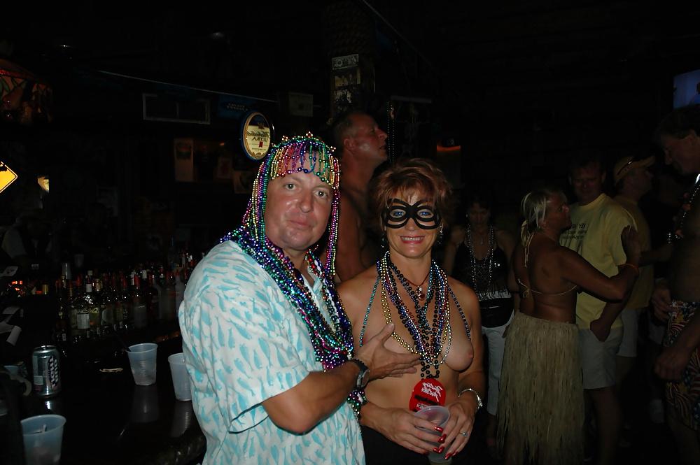 25P Amateur matures out and about with their tits hanging out 10