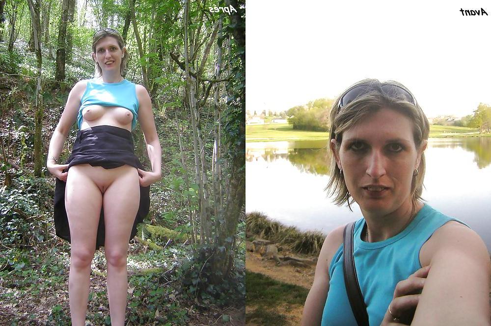 10P Aline french amateur dressed - undressed 2